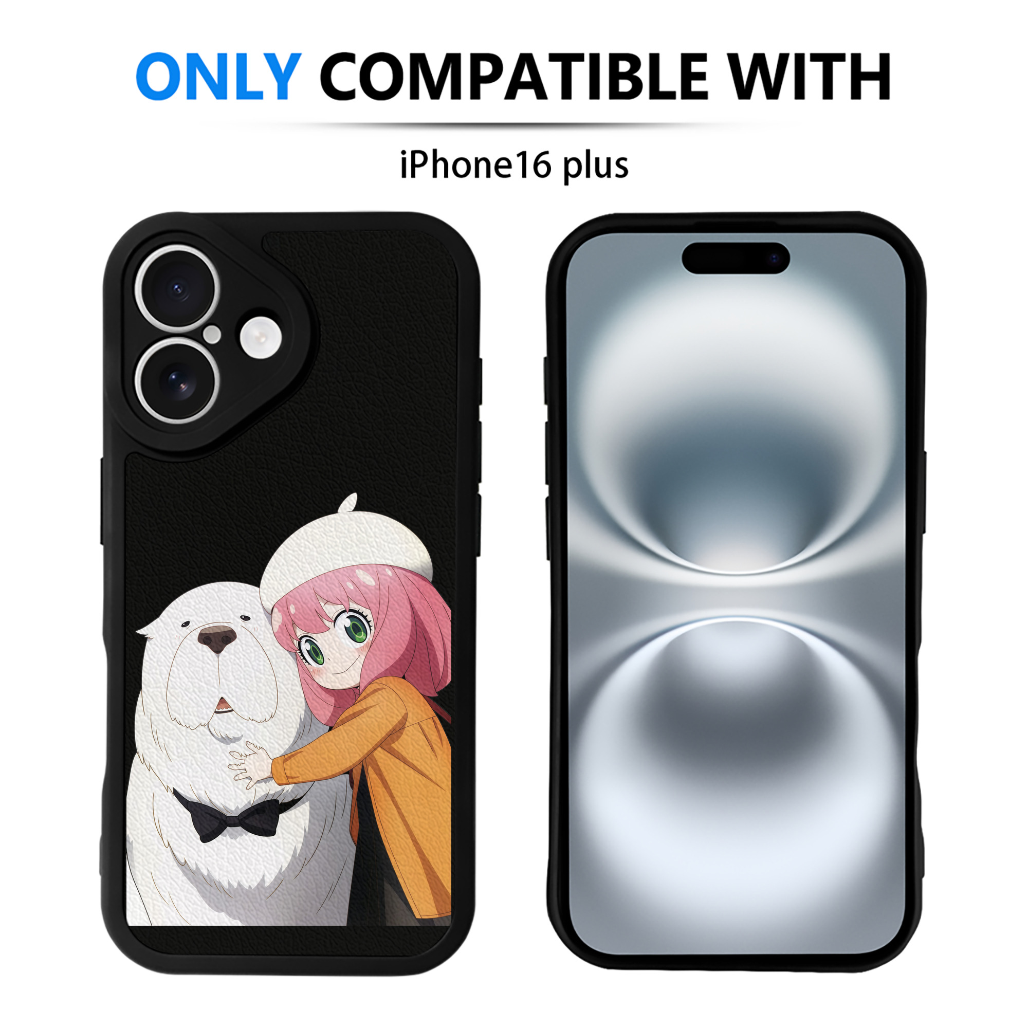 （画像用） SPY×FAMILY间谍家家酒 【iPhone 16シリーズ対応】シリコンスマホケース（レザー調） 材質：シリコン